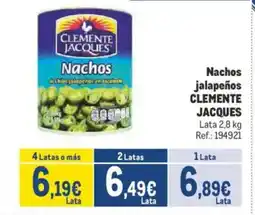 Makro CLEMENTE JACQUES Nachos jalapeños oferta