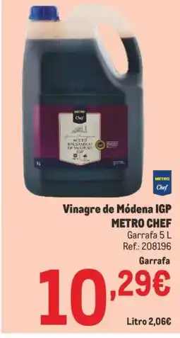 Makro METRO CHEF Vinagre de Módena IGP oferta