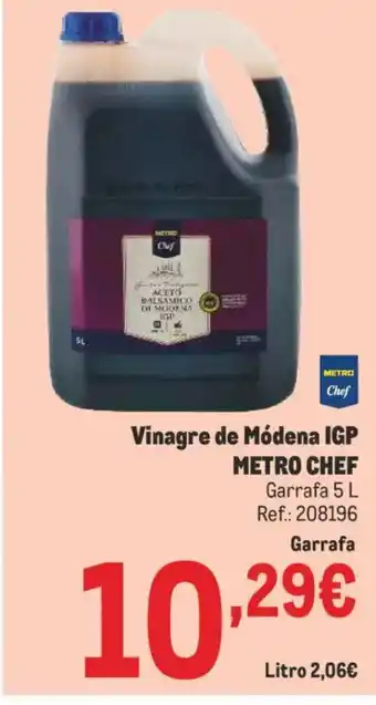 Makro METRO CHEF Vinagre de Módena IGP oferta