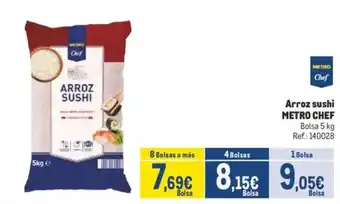 Makro METRO CHEF Arroz sushi oferta