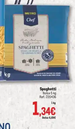 Makro Spaghetti Bolsa oferta