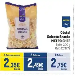 Makro METRO CHEF Cóctel Selecto Snacks oferta