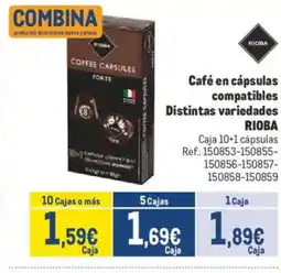 Makro RIOBA Café en cápsulas compatibles oferta