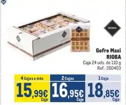 Makro RIOBA Gofre Maxi oferta
