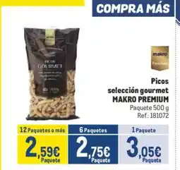 Makro MAKRO PREMIUM Picos selección gourmet oferta