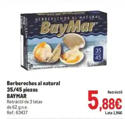 Makro BAYMAR Berberechos al natural oferta