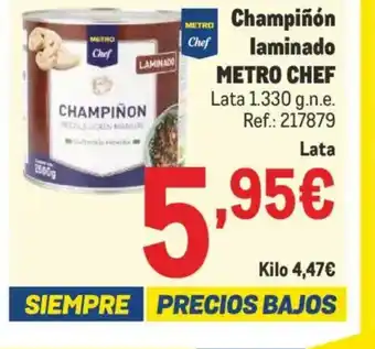 Makro METRO CHEF Champiñón laminado oferta