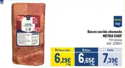 Makro METRO CHEFBacon cocido ahumado oferta