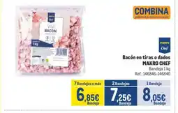 Makro MAKRO CHEF Bacón en tiras o dados oferta