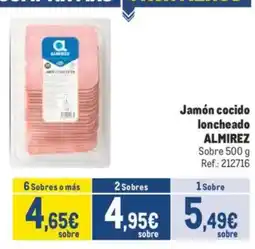 Makro ALMIREZ Jamón cocido loncheado oferta