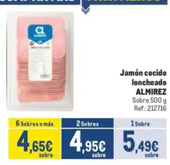 Makro ALMIREZ Jamón cocido loncheado oferta