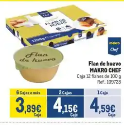 Makro MAKRO CHEF Flan de huevo oferta