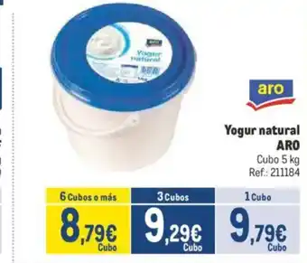 Makro ARO Yogur natural oferta