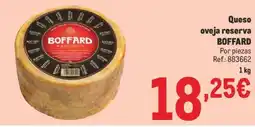 Makro BOFFARD Queso oveja reserva oferta