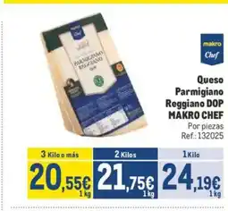 Makro MAKRO CHEF Queso Parmigiano Reggiano DOP oferta