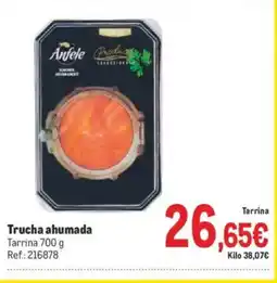 Makro Trucha ahumada oferta