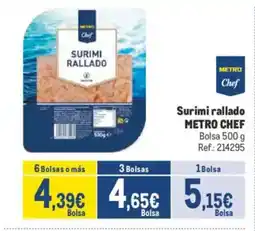 Makro METRO CHEF Surimi rallado oferta