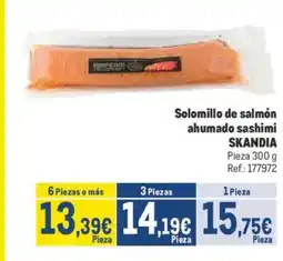 Makro SKANDIA Solomillo de salmón ahumado sashimi oferta