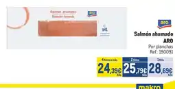 Makro ARO Salmón ahumado oferta