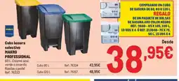 Makro MAKRO PROFESSIONAL Cubo basura selectivo oferta
