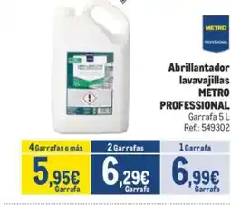 Makro METRO PROFESSIONAL Abrillantador lavavajillas oferta