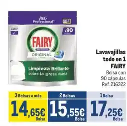 Makro FAIRY Lavavajillas todo en 1 oferta