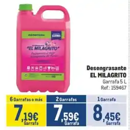 Makro EL MILAGRITO Desengrasante oferta