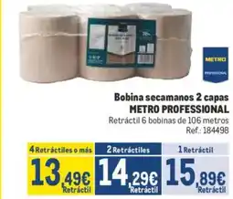 Makro METRO PROFESSIONAL Bobina secamanos 2 capas oferta