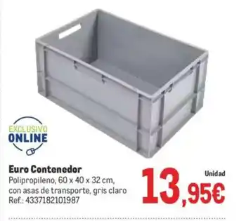 Makro Euro Contenedor oferta