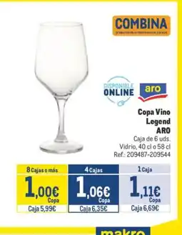 Makro ARO Copa Vino Legend oferta