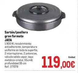 Makro Sartén/paellera gran formato oferta