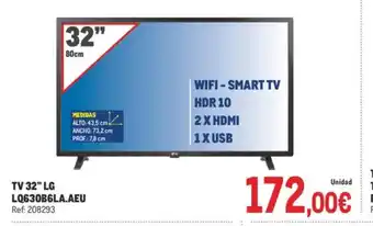 Makro TV 32" LG LQ630B6LA.AEU oferta
