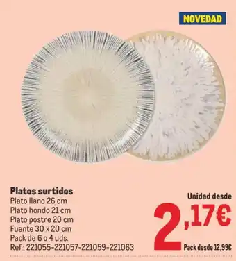 Makro Platos surtidos oferta