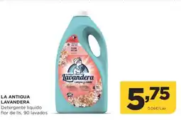 Alimerka LA ANTIGUA LAVANDERA Detergente líquido flor de lis, 90 lavados oferta