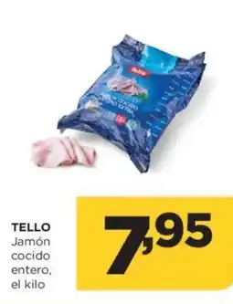 Alimerka TELLO Jamón cocido entero oferta