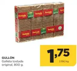Alimerka GULLÓN Galleta tostada original oferta