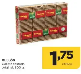 Alimerka GULLÓN Galleta tostada original oferta