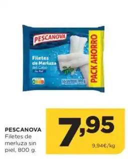 Alimerka PESCANOVA Filetes de merluza sin piel oferta