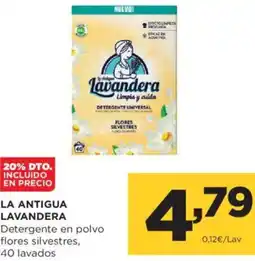 Alimerka LA ANTIGUA LAVANDERA Detergente en polvo oferta
