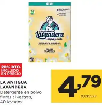 Alimerka LA ANTIGUA LAVANDERA Detergente en polvo oferta