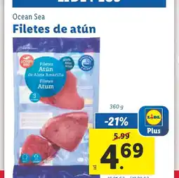 Lidl OCEAN SEA Filetes de atún oferta