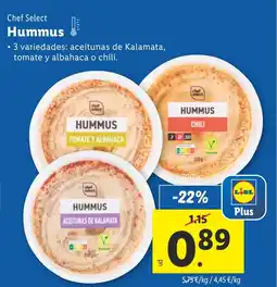 Lidl CHEF SELECT Hummus oferta