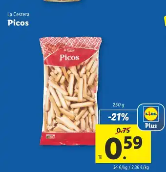 Lidl LA CESTERA Picos oferta