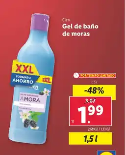 Lidl CIEN Gel de baño de moras oferta