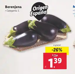 Lidl Berenjena oferta
