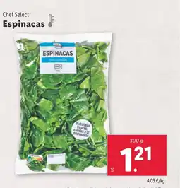 Lidl CHEF SELECT Espinacas oferta