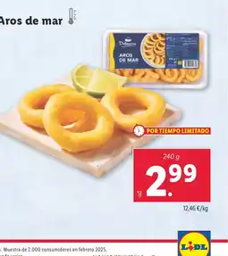 Lidl Aros de mar oferta