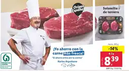 Lidl Solomillo de ternera oferta