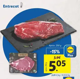 Lidl Entrecot oferta