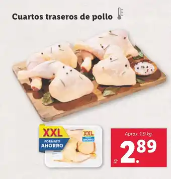 Lidl Cuartos traseros de pollo oferta